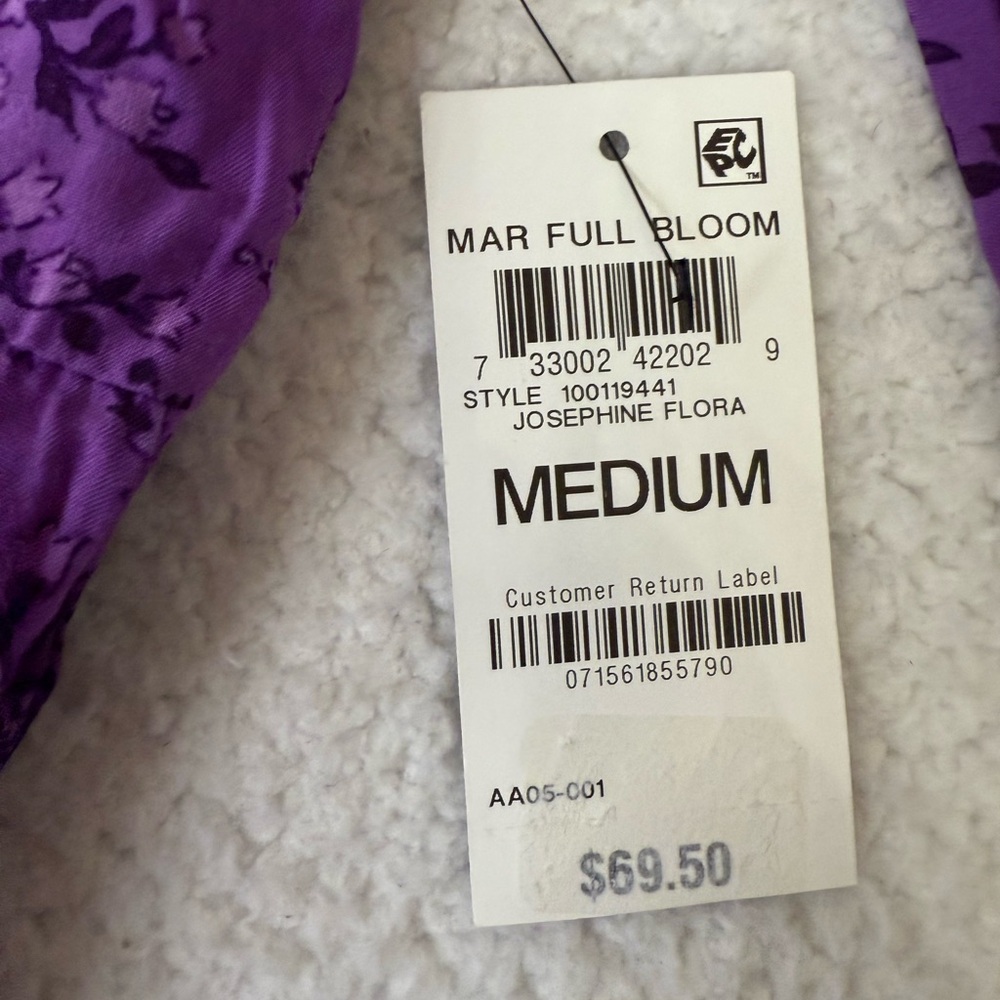 INC cold shoulder floral print top medium - Picture 8 of 11